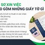 Giấy Tờ Trong Hồ Sơ Xin Việc