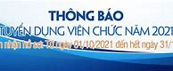 Thông Báo Tuyển Dụng Viên Chức Năm 2021 Hà Nội